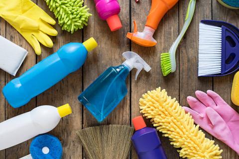 cleaning house 